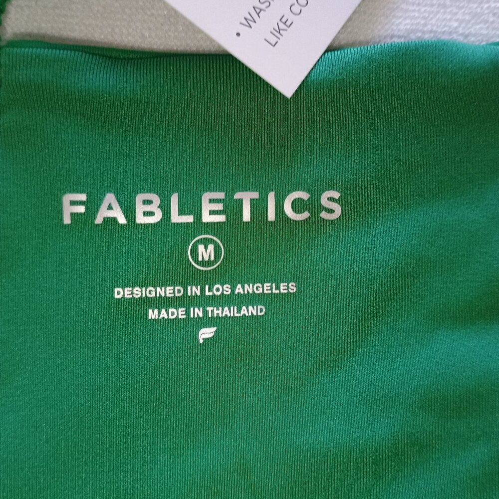 NWT Fabletics Swimwear Bikini Bottom Verde Size Med - Picture 2 of 5